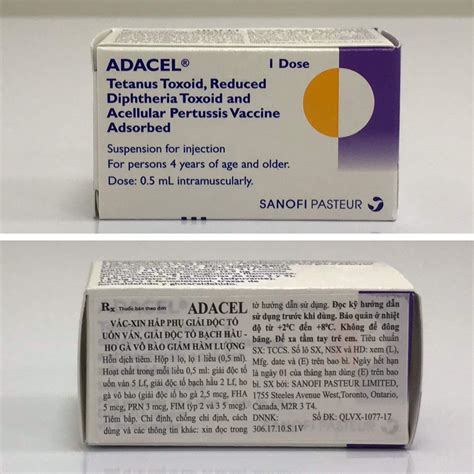 aescitadel. in|Vắc xin Adacel 0.5 ml .